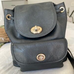 Coach Mini Turnlock Rucksack Backpack